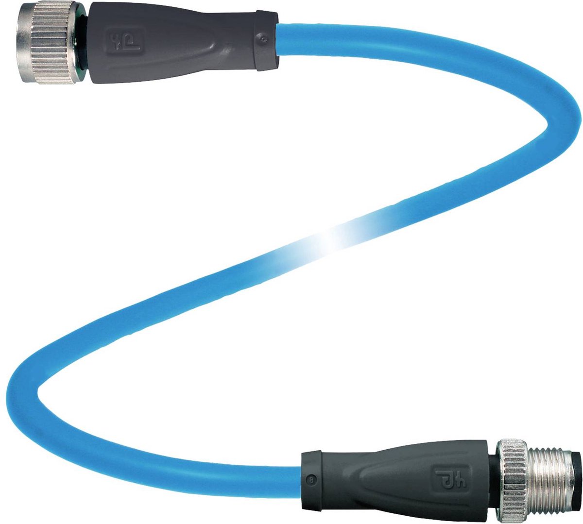 Pepperl+Fuchs 306975 Sensor/actuator connector, geassembleerd Aantal polen (sensoren): 2, 2 4 m 1 stuk(s)