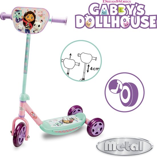 Smoby - Gabby's Dollhouse - Gabby's Scooter - Step - Vanaf 3 jaar.