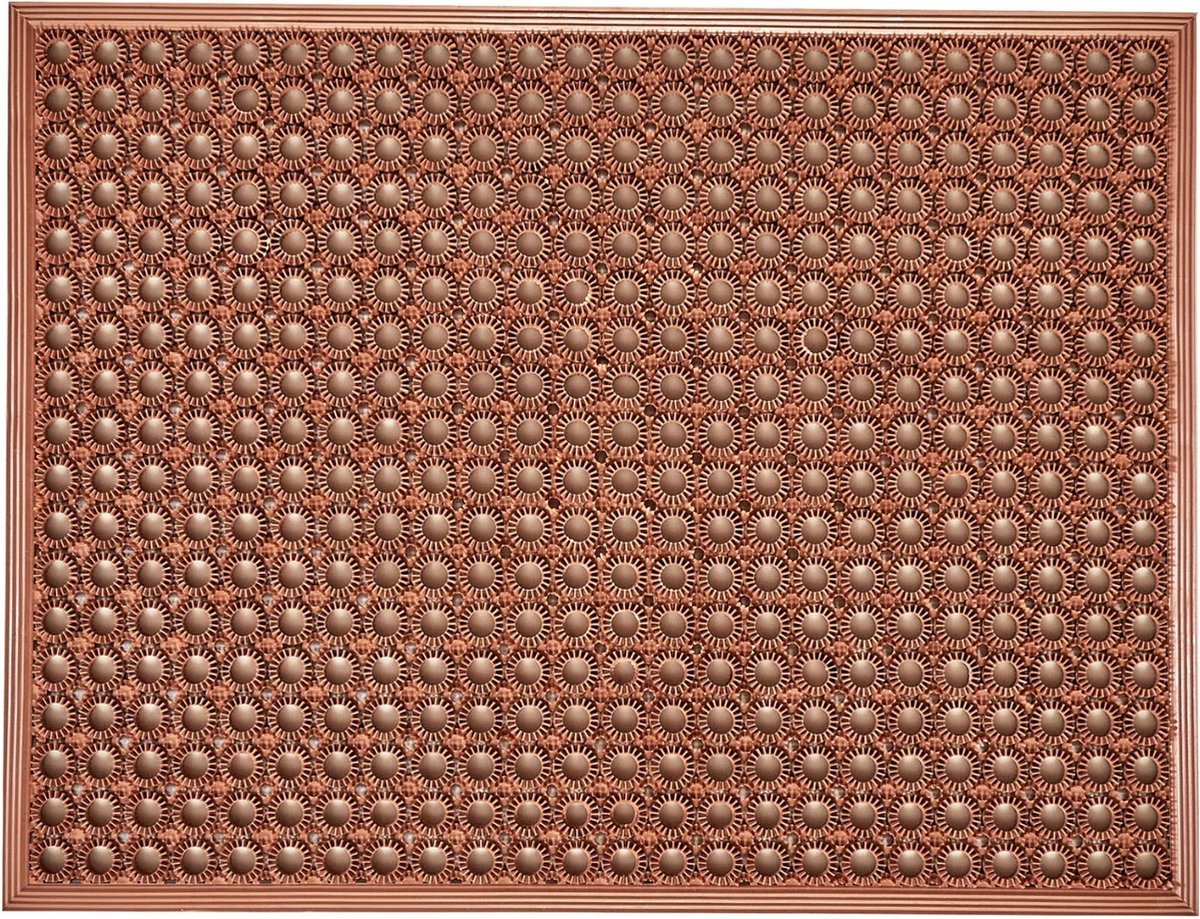 MD Entree - Deurmat - Outdoormat - Lizzy - Rust - 48 x 62 cm
