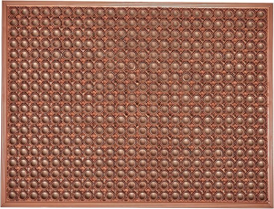 MD Entrance - Paillasson - Tapis d'extérieur - Lizzy - Rouille - 48 x 62 cm