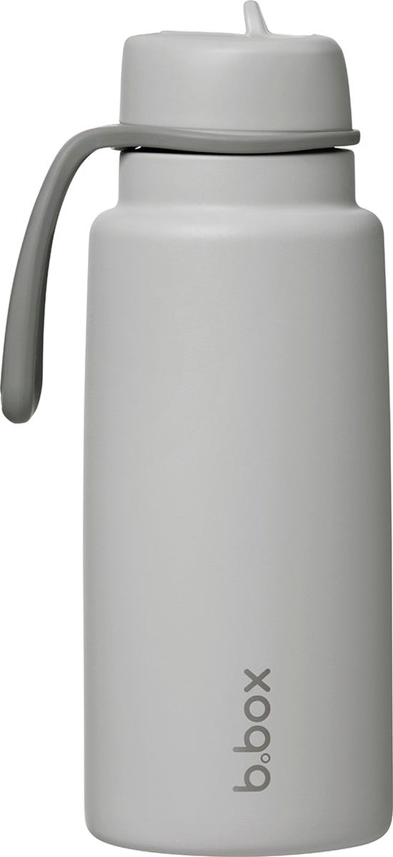 b.box Thermos-Drinkfles en Waterfles met Fliptop 1 Liter | Drielaags Isolerend Roestvrij Staal | Houdt Drankjes tot 46 uur Koud | 1 l