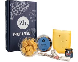 Zuivelhoeve Liefde voor hartig Borrelpakket cadeau - Borrelbox voor thuis - Snackpakket - Cadeaupakketten eten & drinken - Alles voor de Borrelplank - Altijd vers - Proef & Geniet