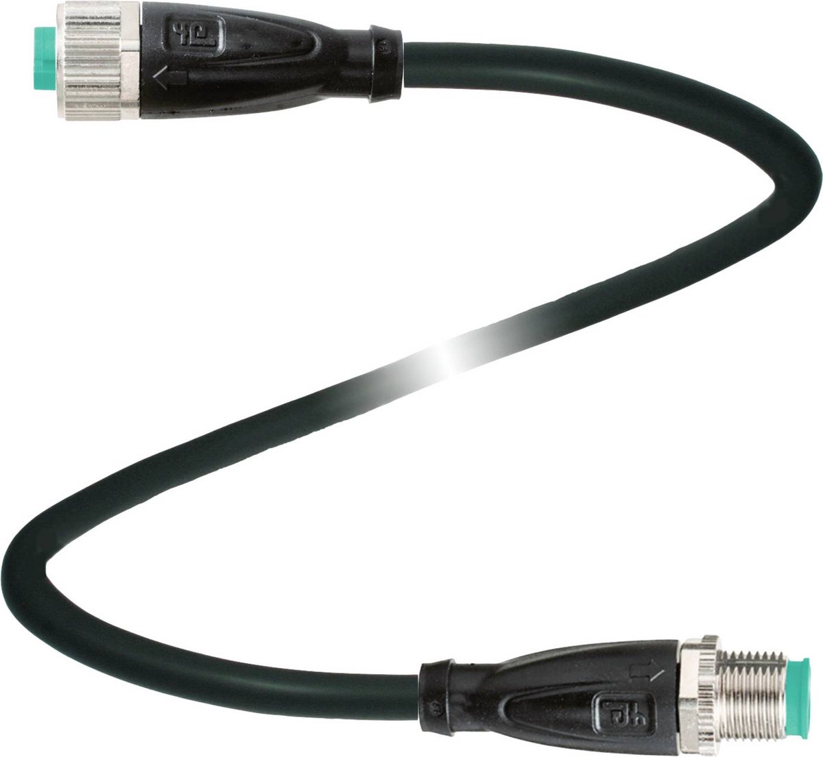 Pepperl+Fuchs 240775-100001 Sensor/actuator connector, geassembleerd Aantal polen (sensoren): 4, 4 8 m 1 stuk(s)