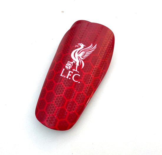Protège-tibias Liverpool FC Junior – Rouge/noir, Blason Imprimé, Pour Enfants 10-12 Ans, Avec Sac Filet