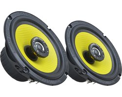 Ground Zero Titanium GZTF 6.5X - Autospeakers - 16,5 cm - 2-Weg Coaxiale Auto Speaker Set - 130W