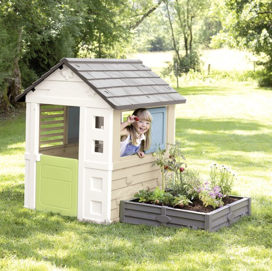 Smoby - Smoby Life - Square Playhouse met zandbak - Speelhuis - Vanaf 2 jaar.