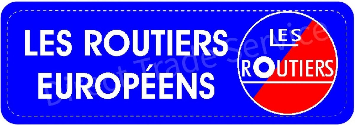 Dashboardmat Les Routiers met anti-slip onderzijde voor auto, vrachtwagen, caravan, enz