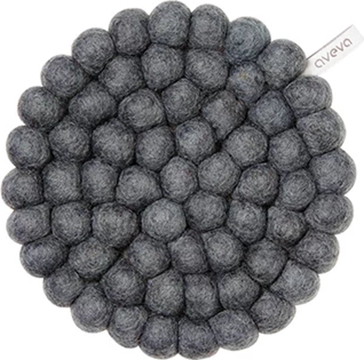 Aveva potonderzetter rond dark grey