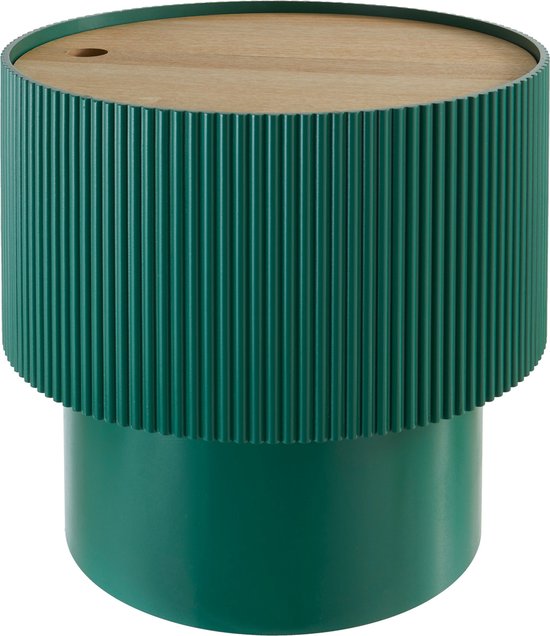 Bijzettafel totem metaal (H43 cm) Jaya Groen Bijzettafel totem metaal (H43 cm) Jaya Groen