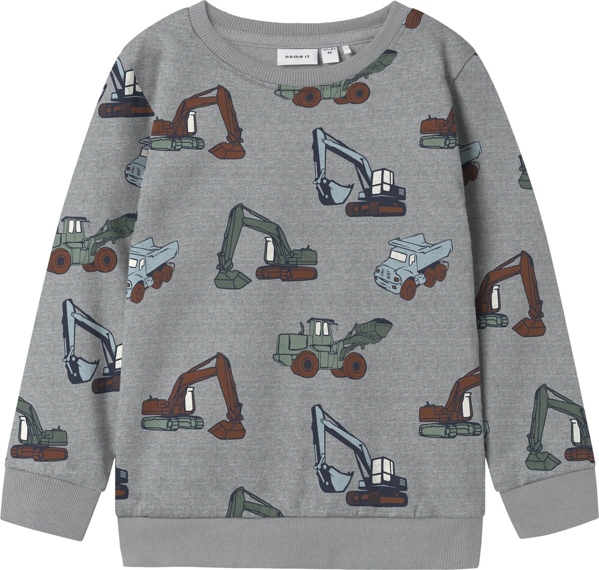 Sweat-shirt Garçon NAME IT - Manches Longues, Col Rond, Coupe Loose - 100% Coton, Confortable - 10
