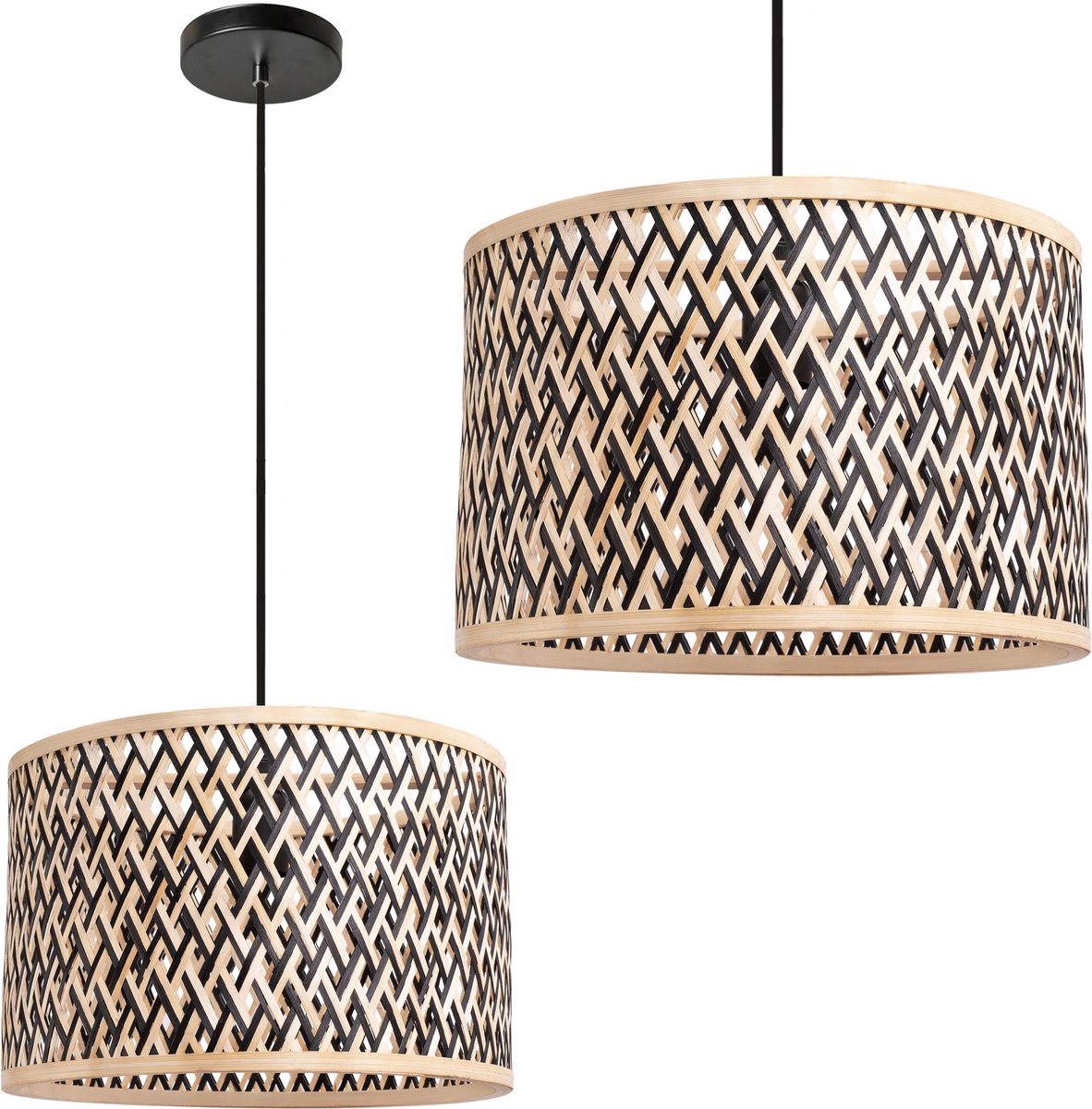 Toolight App1543-1Cp Hanglamp Beige 32X32X21Cm