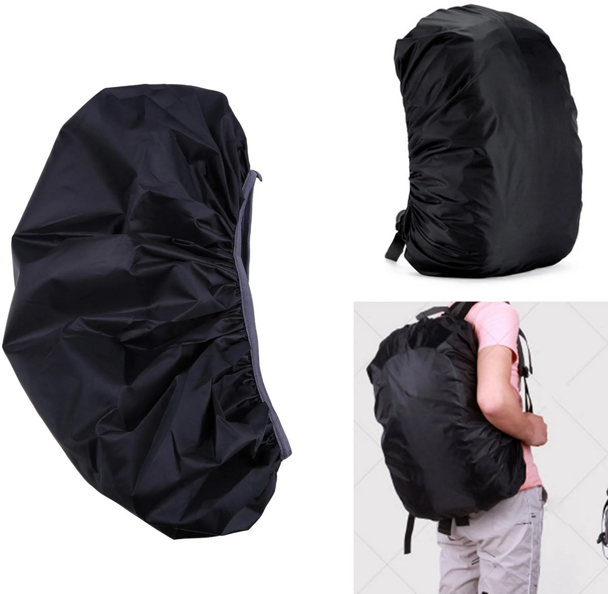 Regenconver - Regenhoes - Rugzak Cover - Backpack Beschermhoes - 35 Liter - LOUZIR