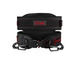 ZEUZ Dip belt No Excuses - Dipping Riem & Gewicht Pull Ups Gordel voor Fitness, CrossFit & Calisthenics – Zwart