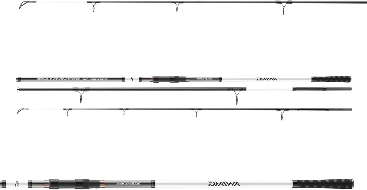 Daiwa - Strandhengel - Seahunter - X-Surf - Henge l- 4.50m - 100-250g-Werpgewicht - Night-Glow-Tip - HMC-Carbon