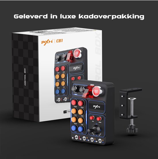 PXN CB-1 Buttonbox - Racesimulator Controlebox - PC accessoires
