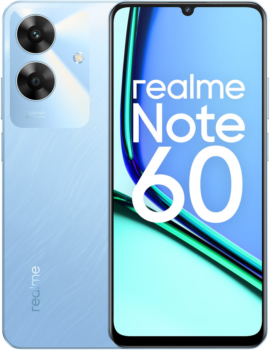 realme Note 60 4GB/128G ブルー New) Realme Note 60 4GB+128GB BLUE Global Ver. Dual SIM