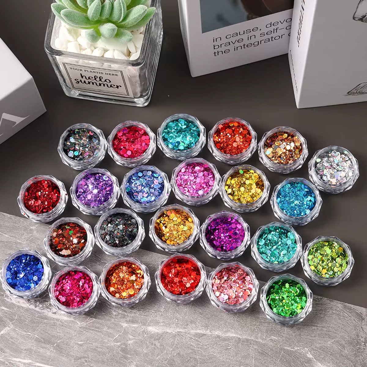 GlittersXL® - Huid Lijm voor Chunky Glitters - Glitterlijm voor Lichaam en Gezicht - Biologisch Afbreekbaar Festival Glitters - Face & Body Jewels Make-up - Glittergel Tattoo - Glitter Gel Glue — cadeau in Verzorging - foto 2