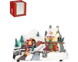 Luville Kerstdorp Snow village - 30x19x18 cm - polystyrene - Multi