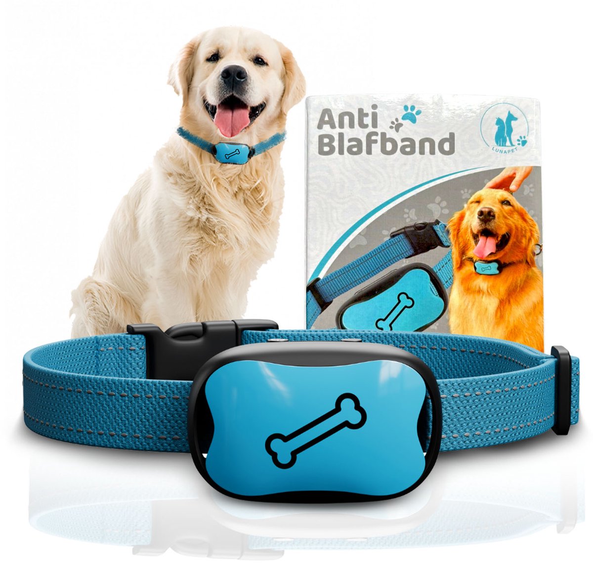 LunaGood® Anti Blafband - 7 Standen - Oplaadbaar - Blauw