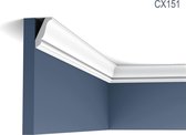 Corniche Moulure Cimaise Décoration de stuc Orac Decor CX151 AXXENT Profil décoratif du mur 2 m