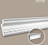 Kroonlijst 150119F Profhome Sierlijst flexibele lijst Lijstwerk neo-classicisme stijl wit 2 m