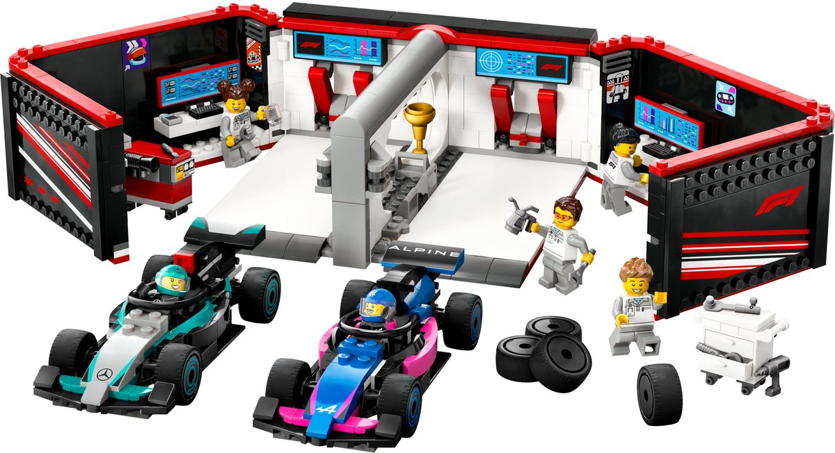 LEGO City F1 garage met Mercedes-AMG en Alpine auto's - 60444 — afbeelding 21