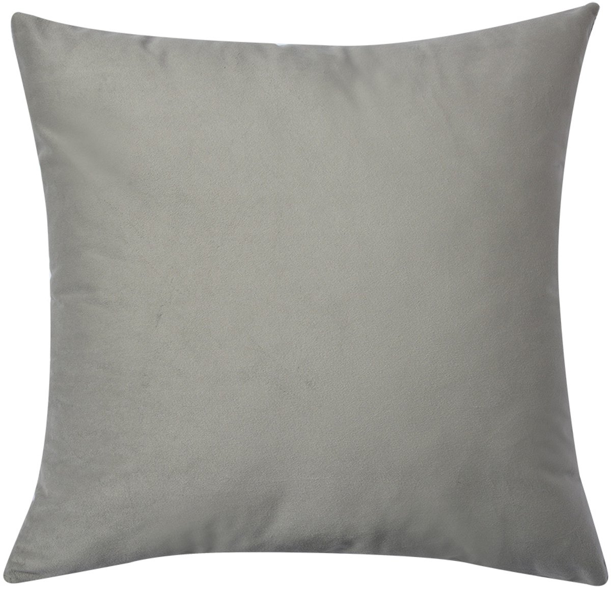 Clayre & Eef Kussenhoes 45x45 cm Grijs Synthetisch