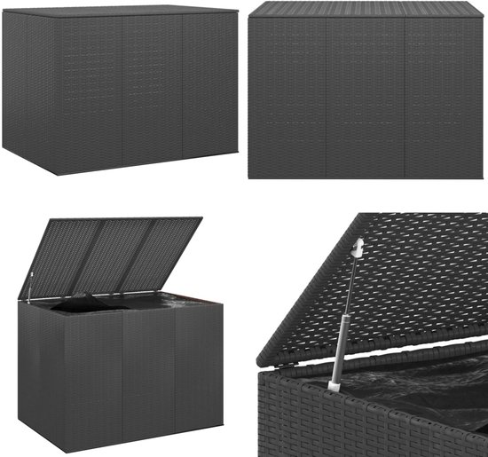 Tuinbox 270 L PP rattan grijs kopen Tuinbox 270 L PP rattan grijs kopen