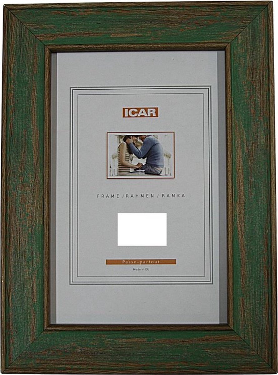 Icar Kunststof Fotolijst Groen Brian 10x15 cm