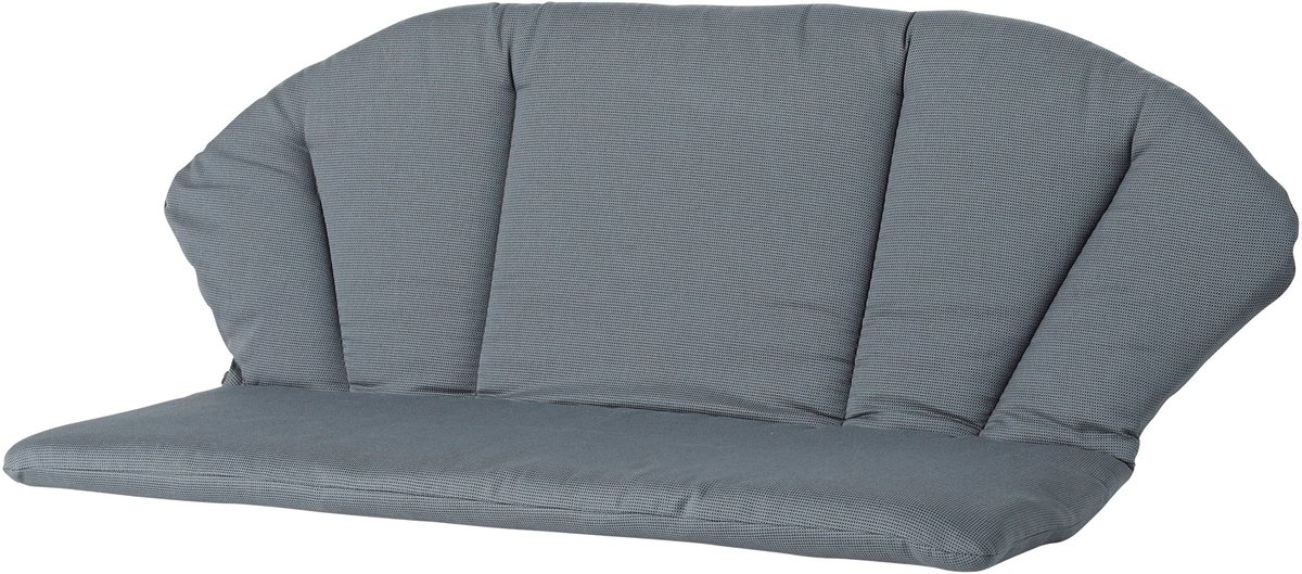 Madison Elegance Bankkussen - Rib Grey - 105x95 - Grijs