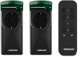 Bol.com PARKSIDE® Buitenstopcontactenset - 3 Delige set - Stopcontact met afstandsbediening - IP44 geschikt voor buiten - Radiog... aanbieding