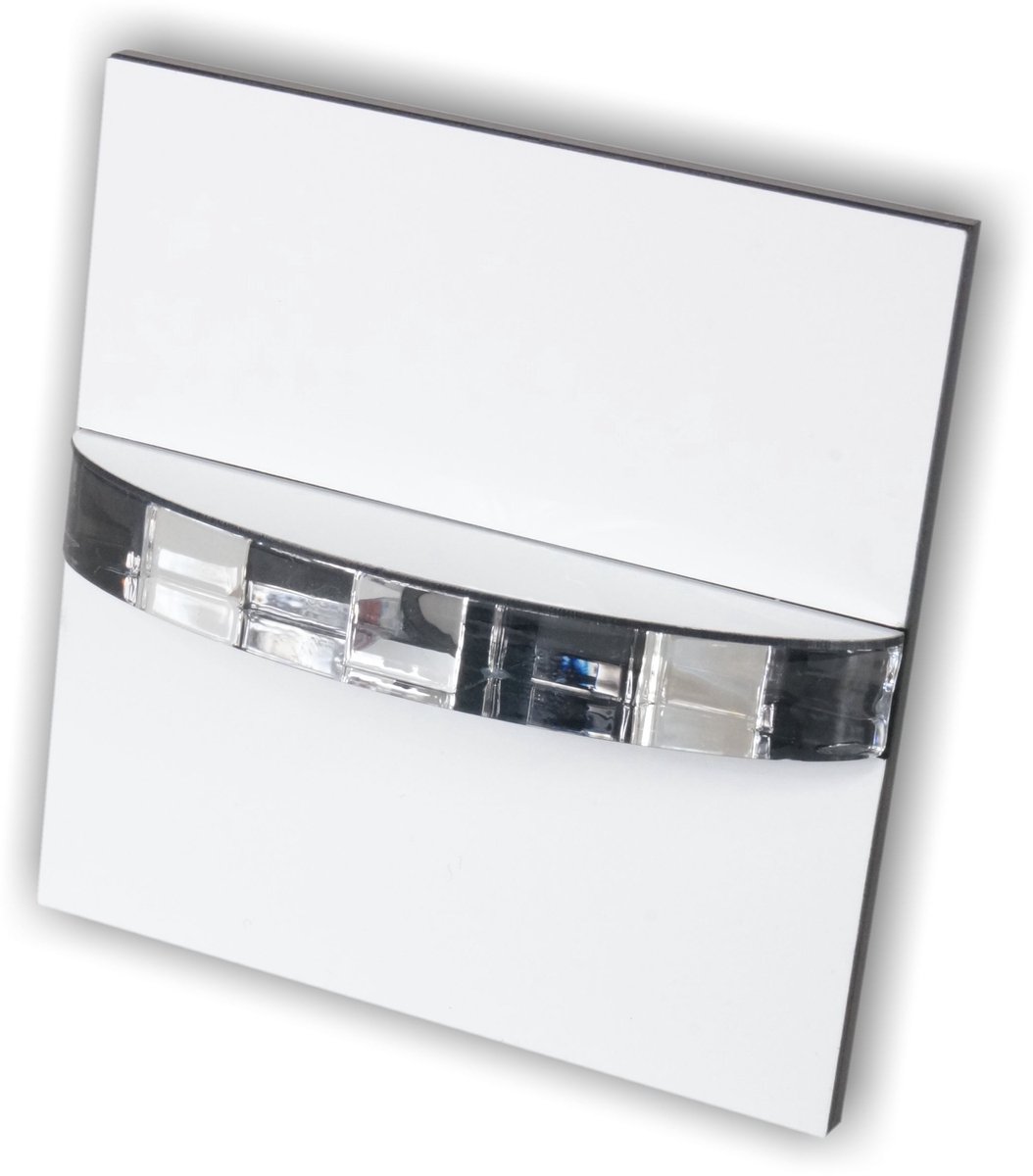 Skinder Electric Q8 LED Trapverlichting - Wandverlichting - Wit - 230V (Geen Trafo) - 50mm Diepte - Inbouwspot - Keuze uit 3 Lichtkleuren
