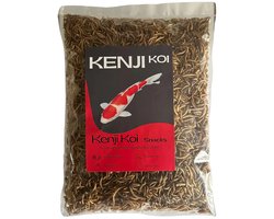 KENJI KOI Meelwormen - 5 Liter - Koivoer - Visvoer - Voor gezonde vijvervissen