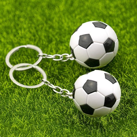 VILLFUL 6stuks Voetbal Sleutelhanger Creatieve Sleutelhangers Voor Jongens Decoratieve Sleutelsleutels Voor Rugzak of Handtas Duurzaam Praktisch Voor Sportliefhebbers