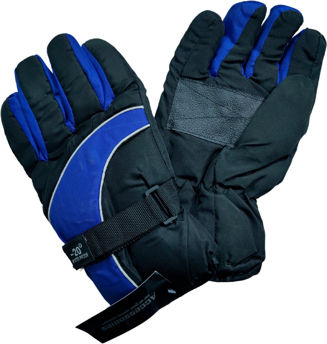 Handschoenen -20 water-proof blauw/zwart