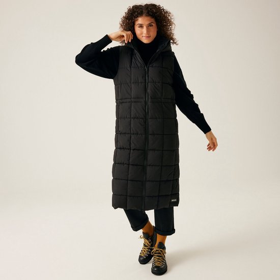 Foto: Bodywarmer hiking dames waterafstotend synthetische isolatie luxe voering