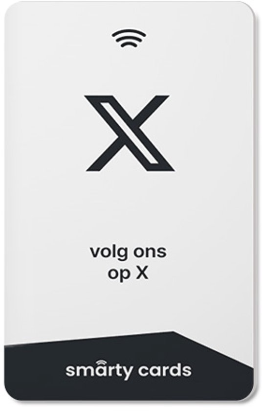 Wit Card Smarty Cards Wit - X Kaart - NFC - Wit - Modern en Strak | bol