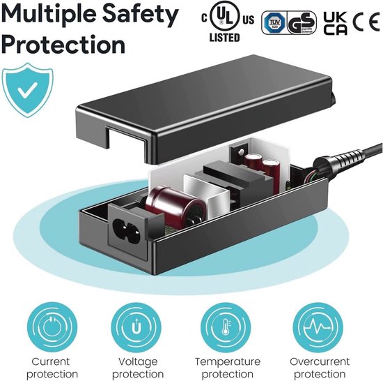TopChargeur Netadapter 29V - Vervangende Voeding Voor Okin 75717 - 230V Naar 29V - Met Netsnoer - Geschikt Voor Relax- En Massagestoelen