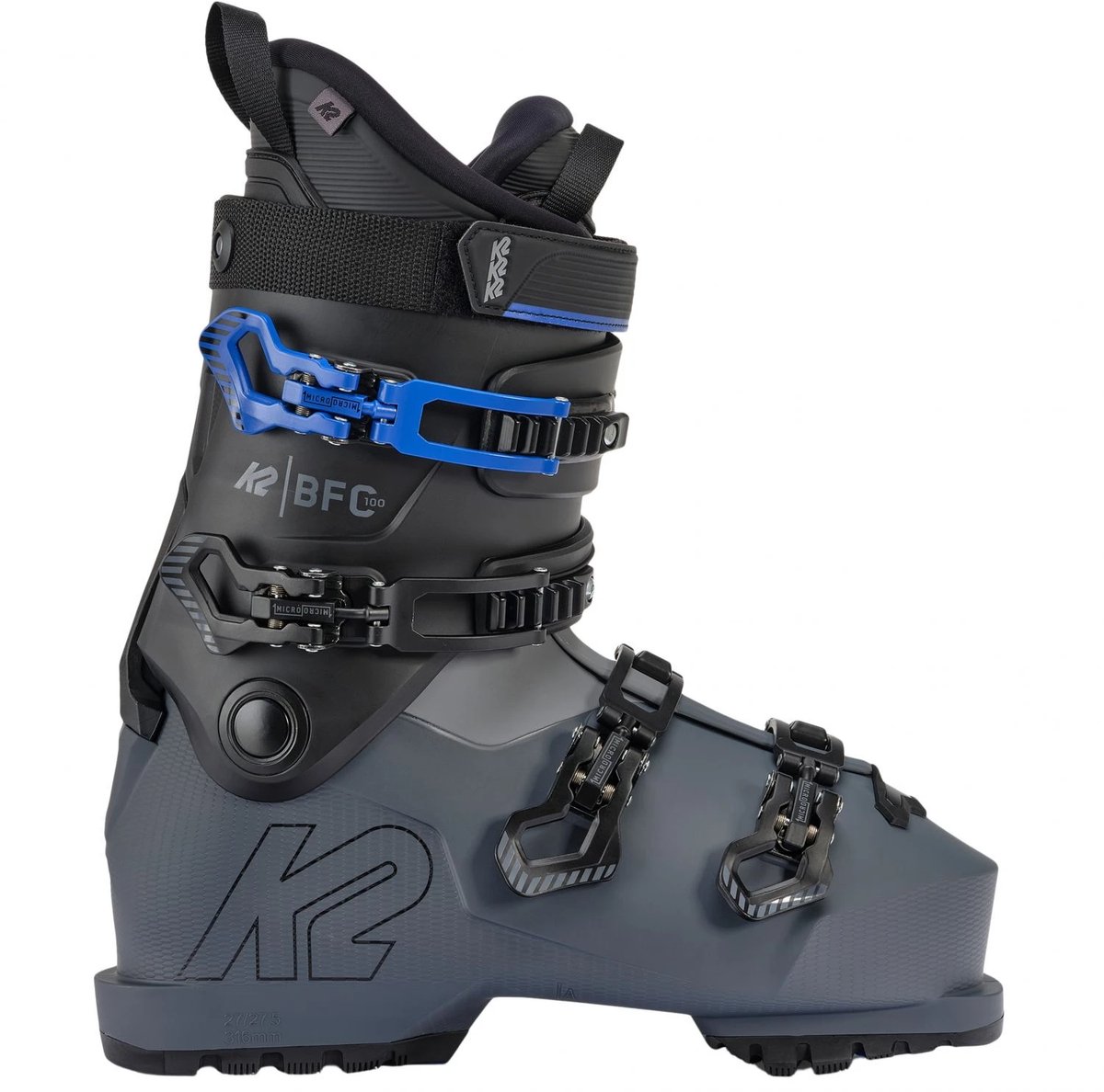 K2 Bfc 100 Alpine Skischoenen 29.5 Man Vrouw Grijs