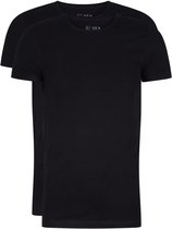RJ Bodywear Everyday - Maastricht - pack de 2 - T-shirt stretch col rond - noir - Taille M