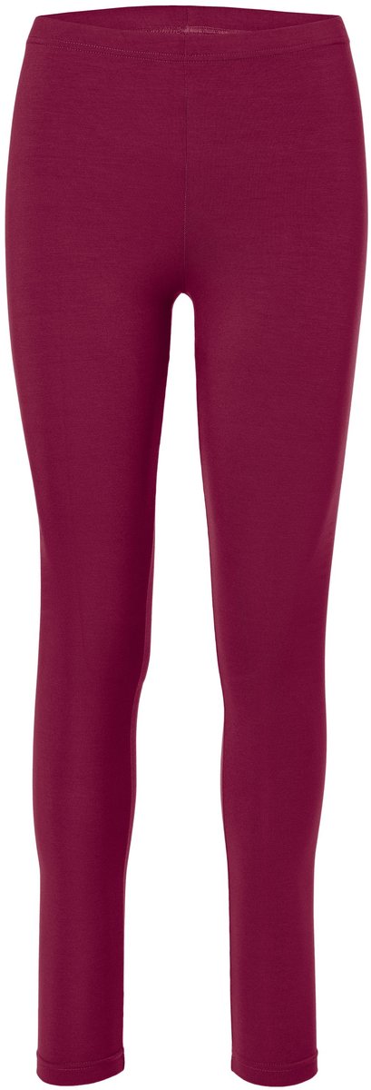 Merry Style Dames Leggings - Sport - Vrijetijdsbroek - Lang - Viscose - Sporbroek - Yogabroek – Wijnrood – M - MS-MS10-143-LE
