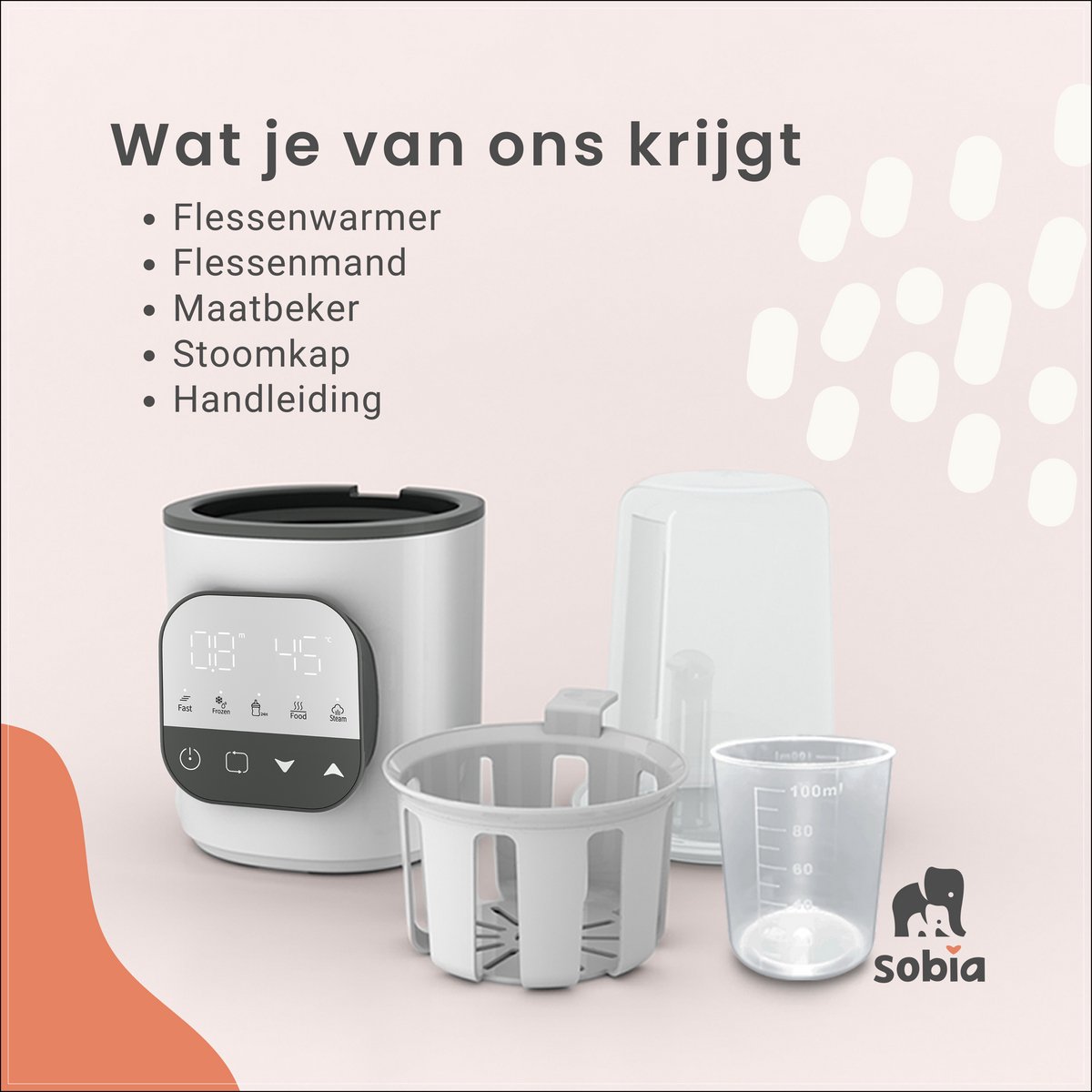 Sobia 9-in-1 Flessenwarmer thumbnail 4
