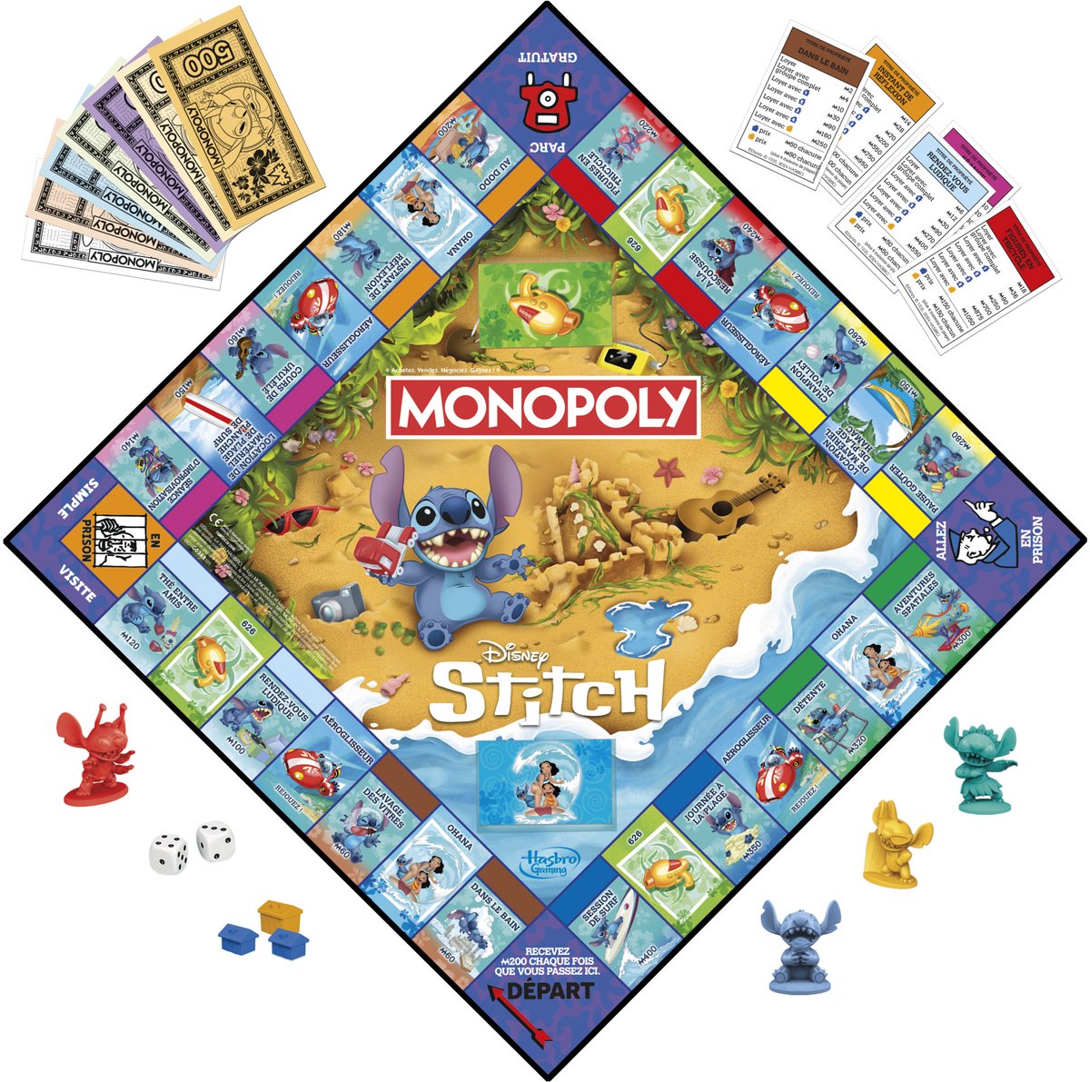 Monopoly Disney Stitch - Bordspel - Franstalig — afbeelding 9