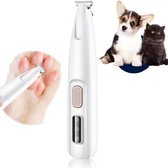 Honden Tondeuse - Hondentrimmer - Honden Trimset - Hondentrimmer Tondeuse - Dieren Tondeuse - Poten Trimmer Hond - Trimmer 18mm - Wit