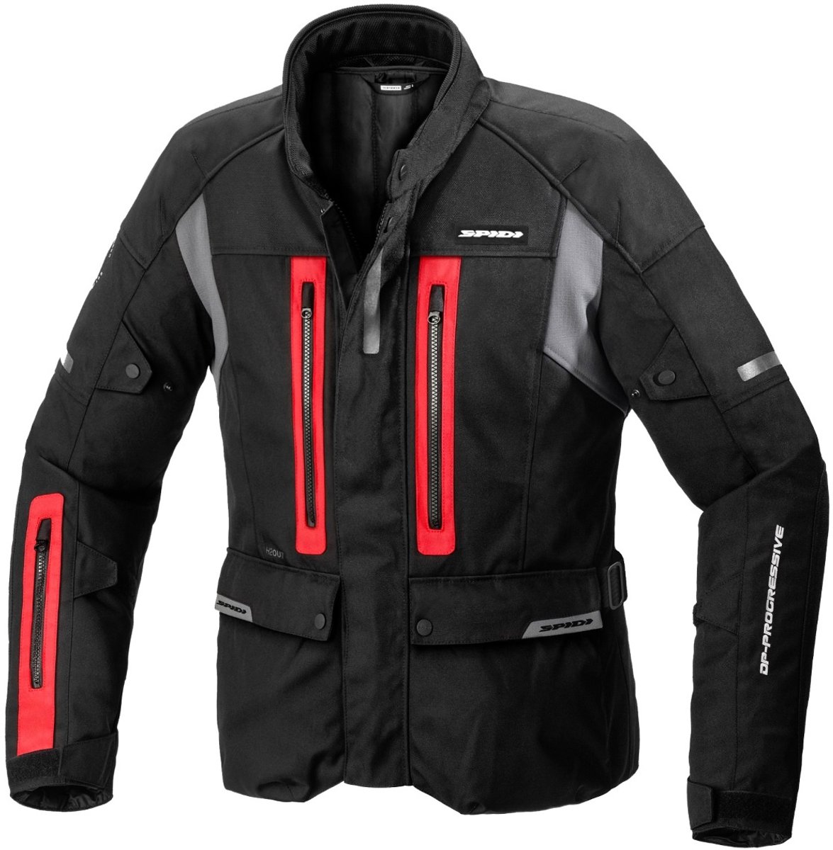 Spidi Traveler 3 Jas Zwart Rood - Jas