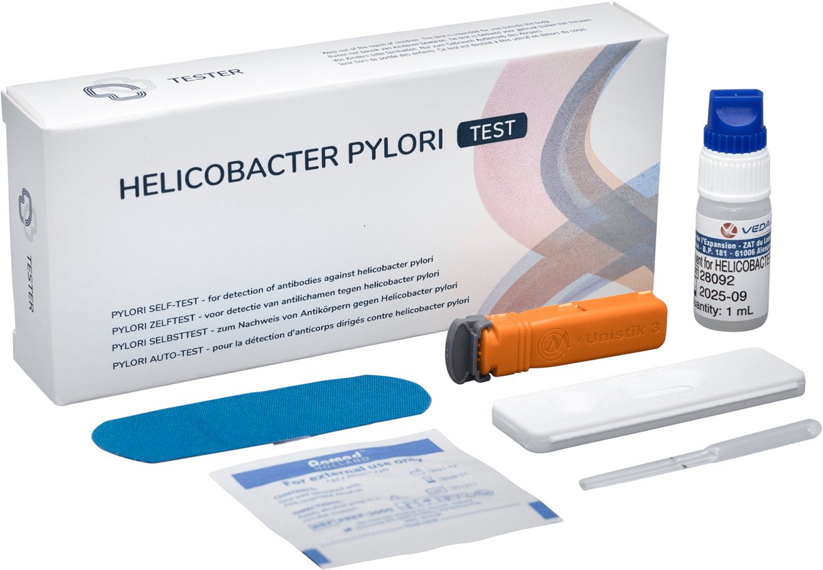 Goedkoopste Helicobacter Pylori Test - Helicobacter Zelftest - Pylori Test - Thuistesten - The Tester