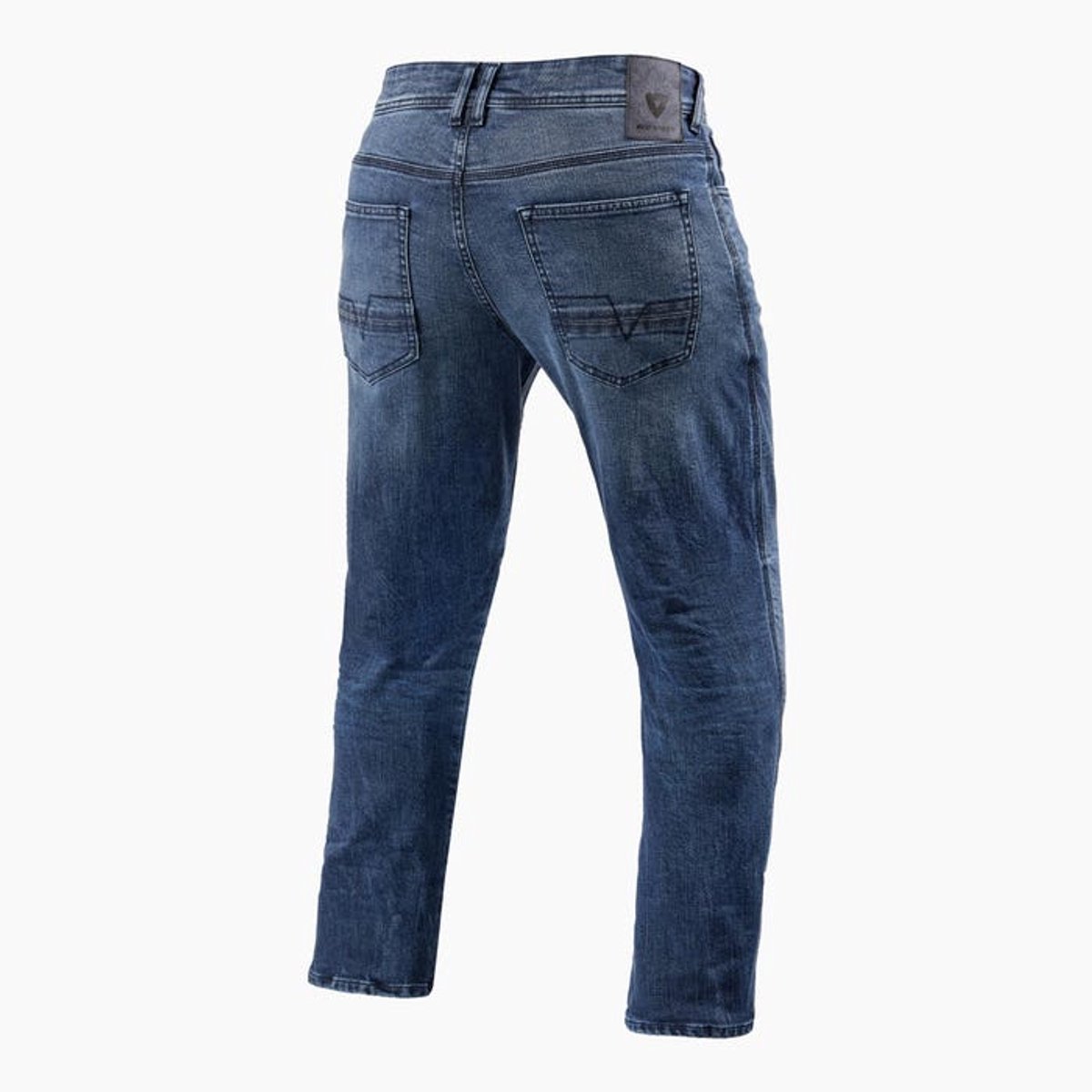 REV'IT! Jeans Detroit 2 TF Medium Blue Motorcycle Jeans - Maat 31/36 - Broek – foto 4