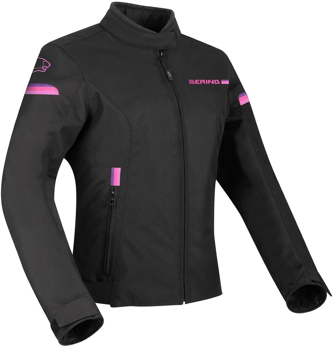 Bering Lady Riva Jas Zwart Fuchsia - Jas