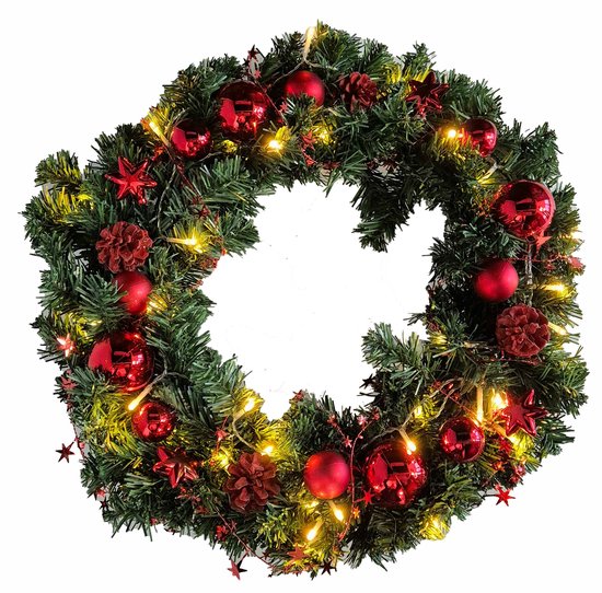 Rotin de Noël en PVC 500 cm avec 100 LED Guirlande de Noël Couronne de Rotin de Noël en PVC 500 cm avec 100 LED Guirlande de Noël Couronne de