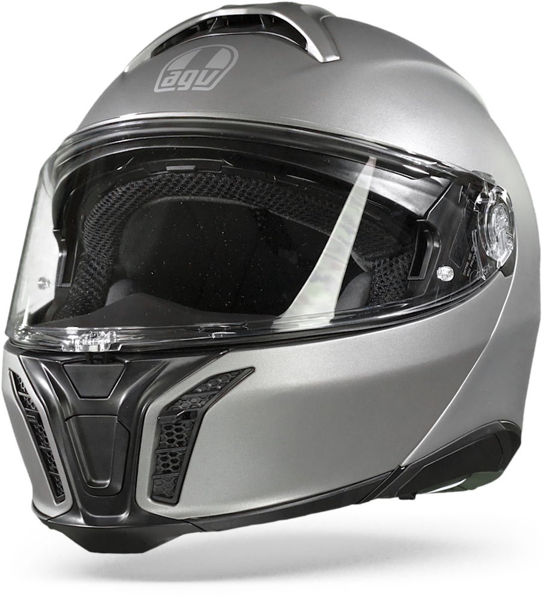 AGV Tourmodular Solid Mplk Luna Grey Matt XS - Maat XS - Helm